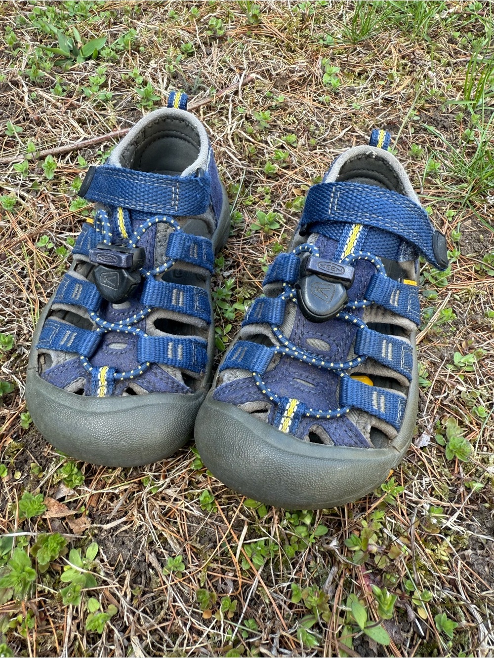 Keen Kids Newport H2 Blue Depths/Gargoyle Waterproof Sandals - Picture 12 of 12